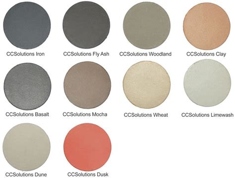 Hermes concrete colour chart